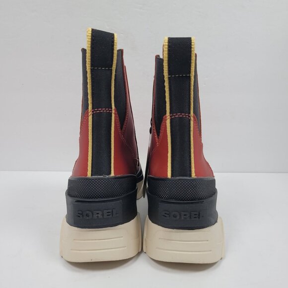 Sorel Brex Lace-Up Women's Red Black Waterproof Boots NL4305-849 US Size 7 NWT - Picture 5 of 12